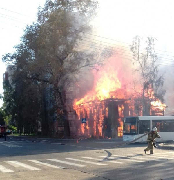 Традиционный пожар выходного дня