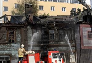 Дом Чардымова будут восстанавливать после пожара