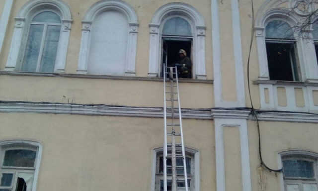 В Туле горел Дом Губернатора
